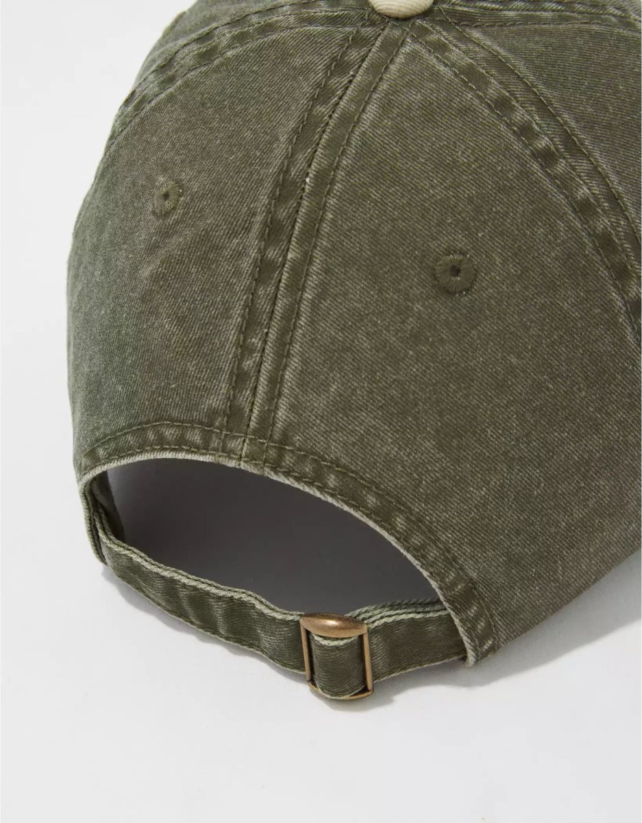 Chapeaux American Eagle AEO Baseball Vert Olive Homme | ONR-53109844